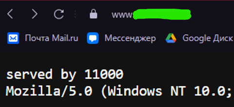 Рис. 6. Проверка прокси.